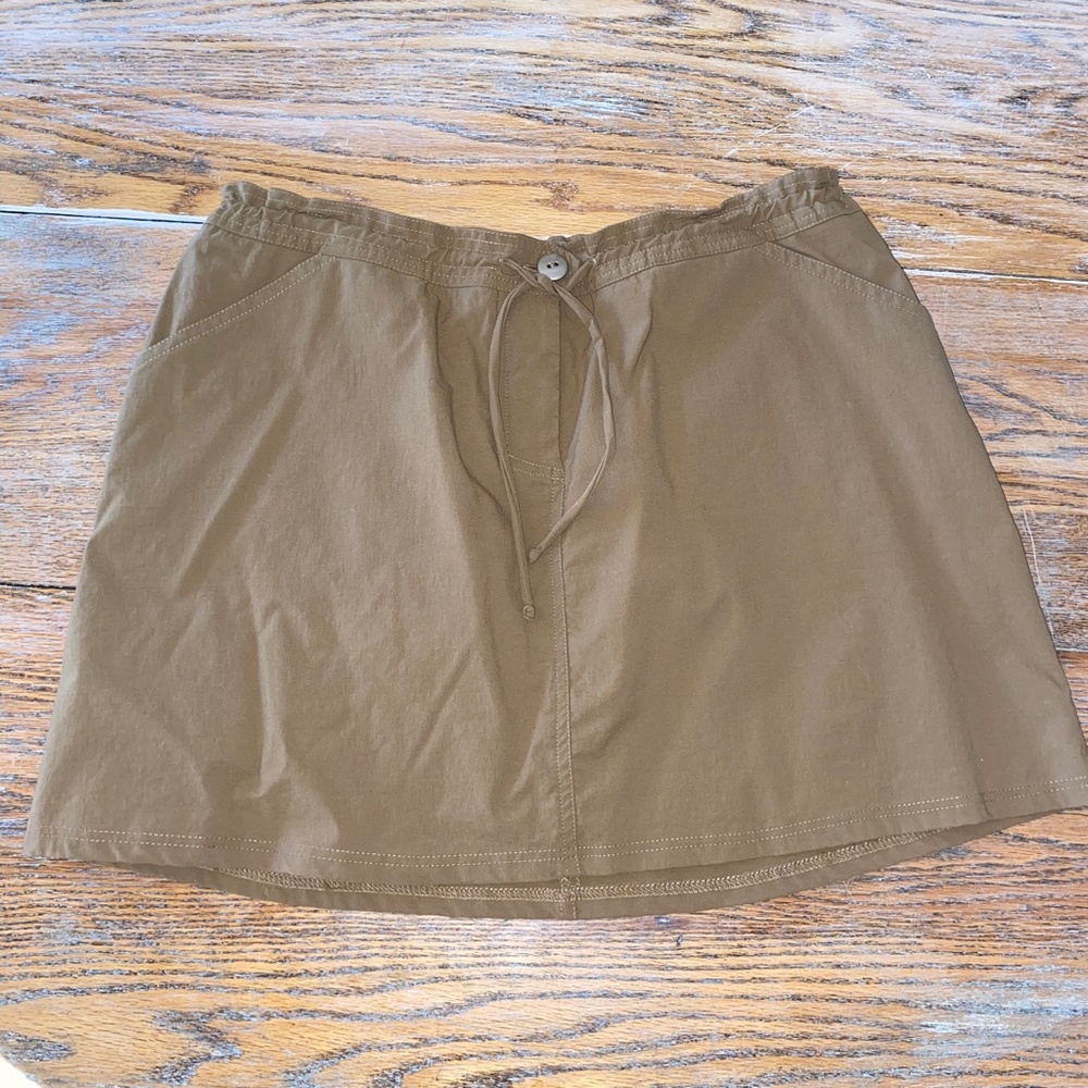 HIP UP polyamide stretch adj waist skirt